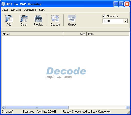 MP3 To Wav Decoder ,mp3格式转换器下载免费版,mp3格式转换器,MP3 To Wave Decoder（mp3格式转换器下载免费版）